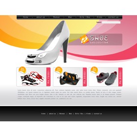 Web Templates: Shoe Collection